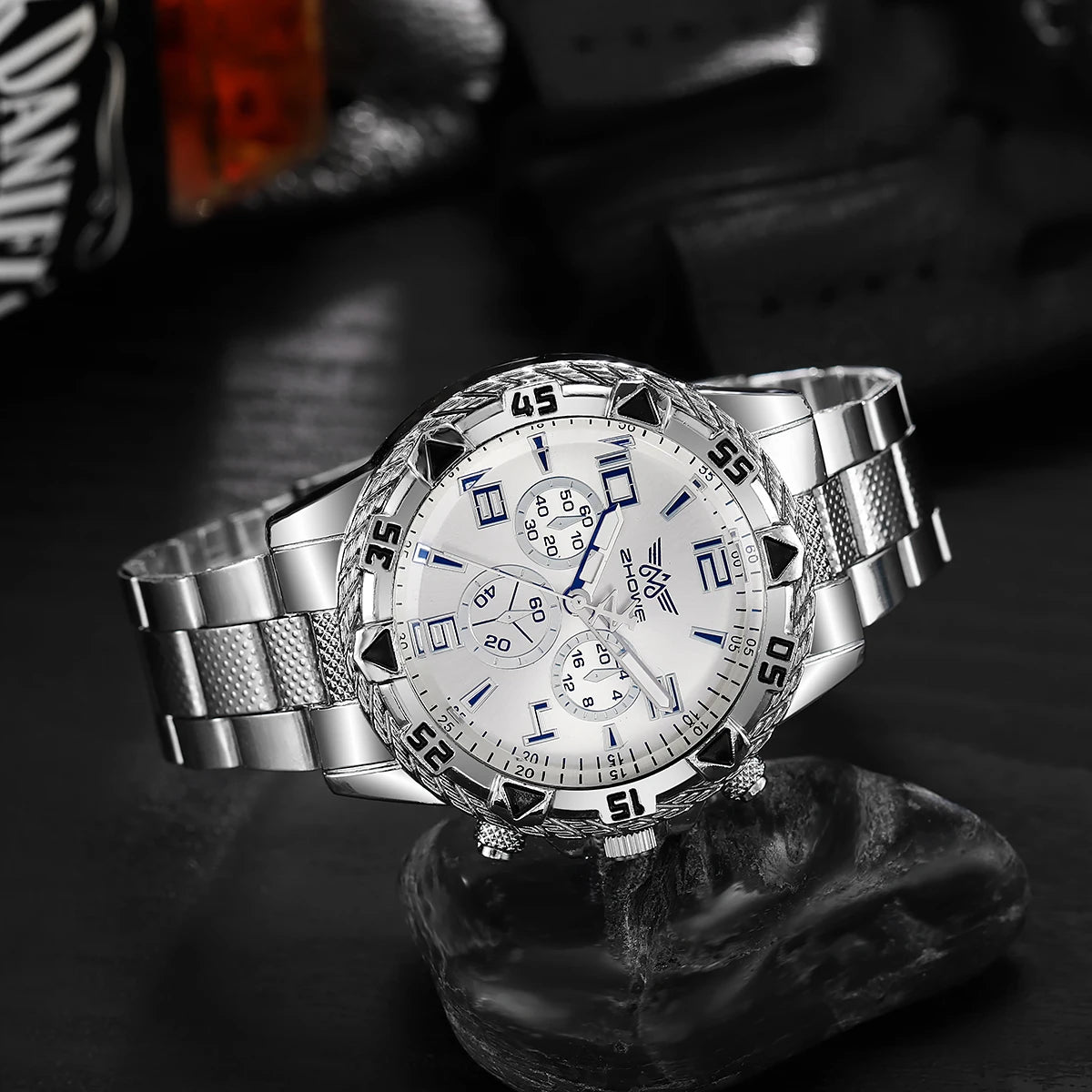 Rock Heavy Popular Big Dial Men Quartz Watches