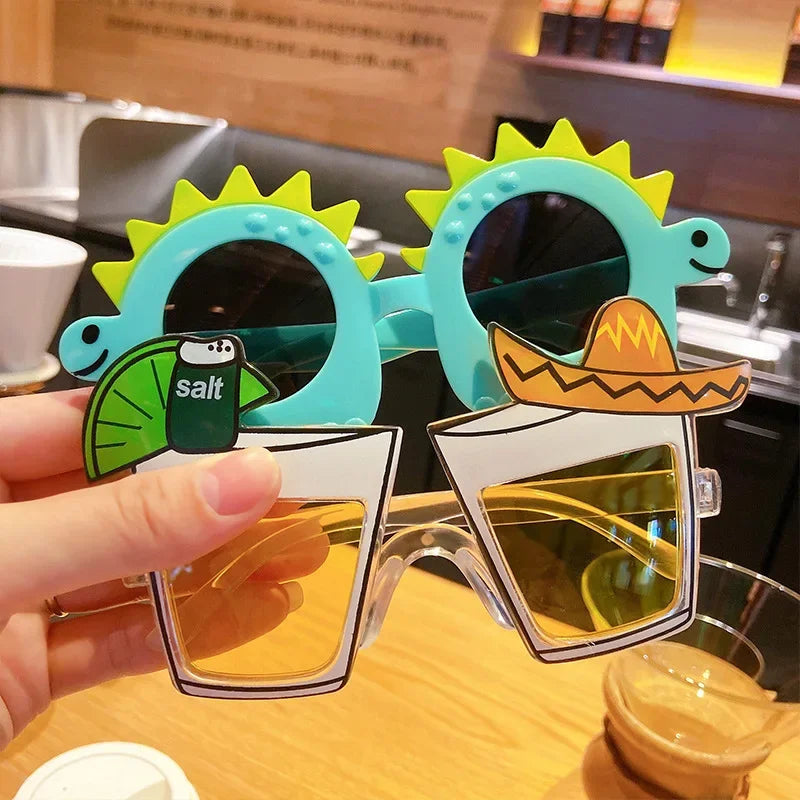 Summer Children Cute Dinosaur Cartoon Sunglasses