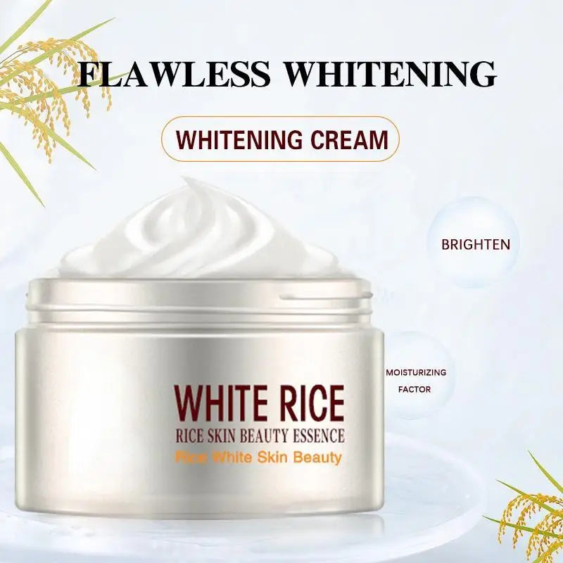 White Rice Whitening Cream Anti Aging Remove Wrinkles