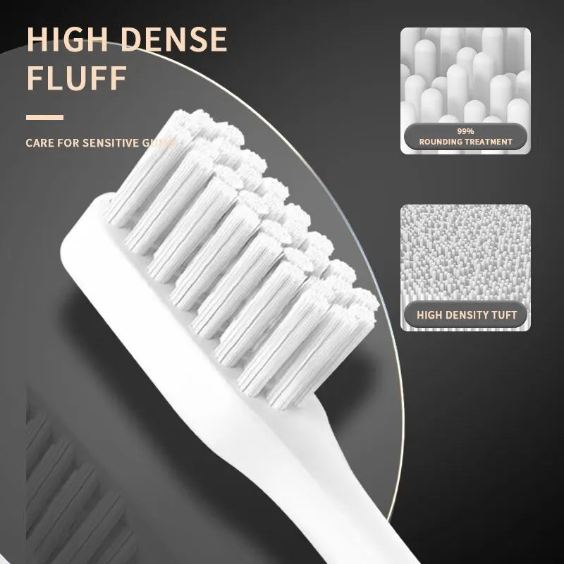 Black White Classic Acoustic Electric Toothbrush