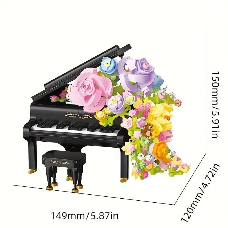 Mini Piano Violin Building Blocks