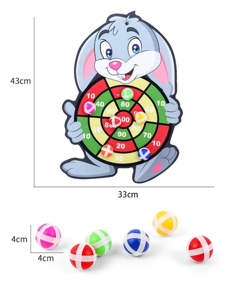 Animal Dart Board Sticky Ball happy time for Family