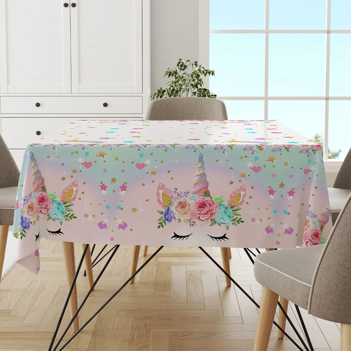 Unicorn Party Disposable Tablecloth