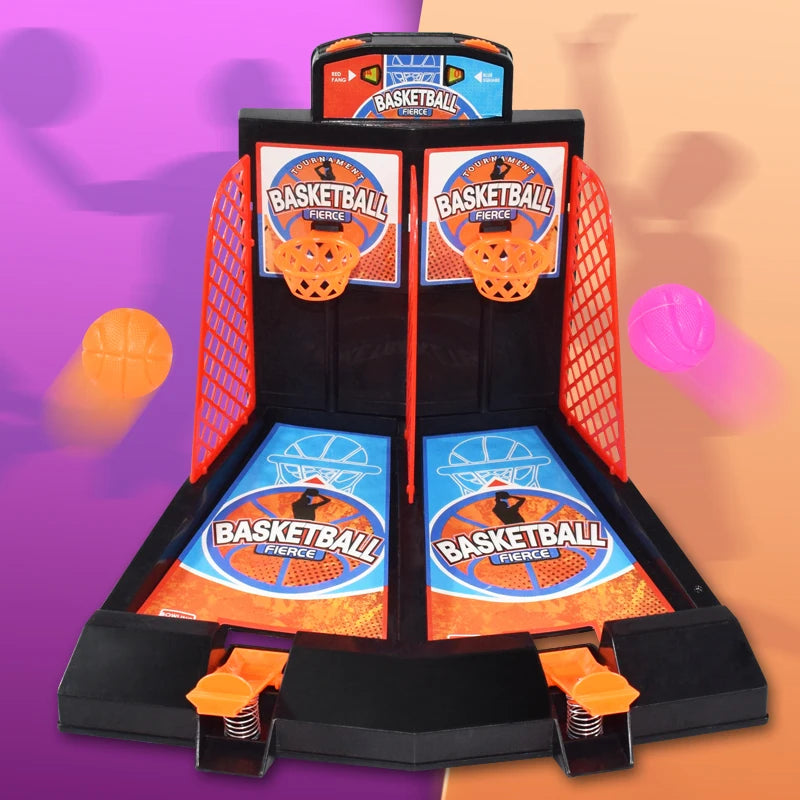 Kids toys two-player game finger ejection basketball