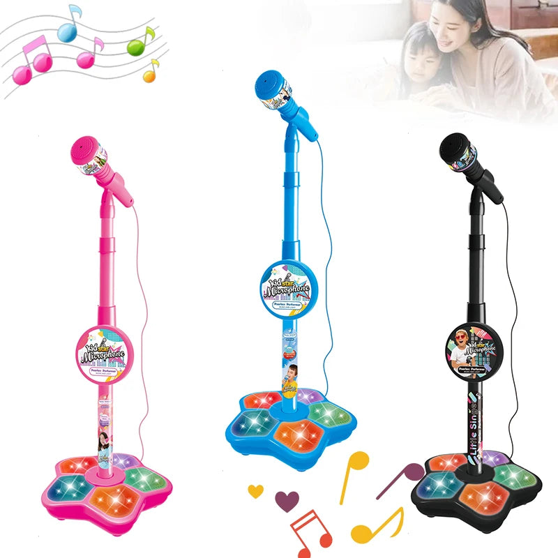 Kids Microphone with Stand Karaoke Song