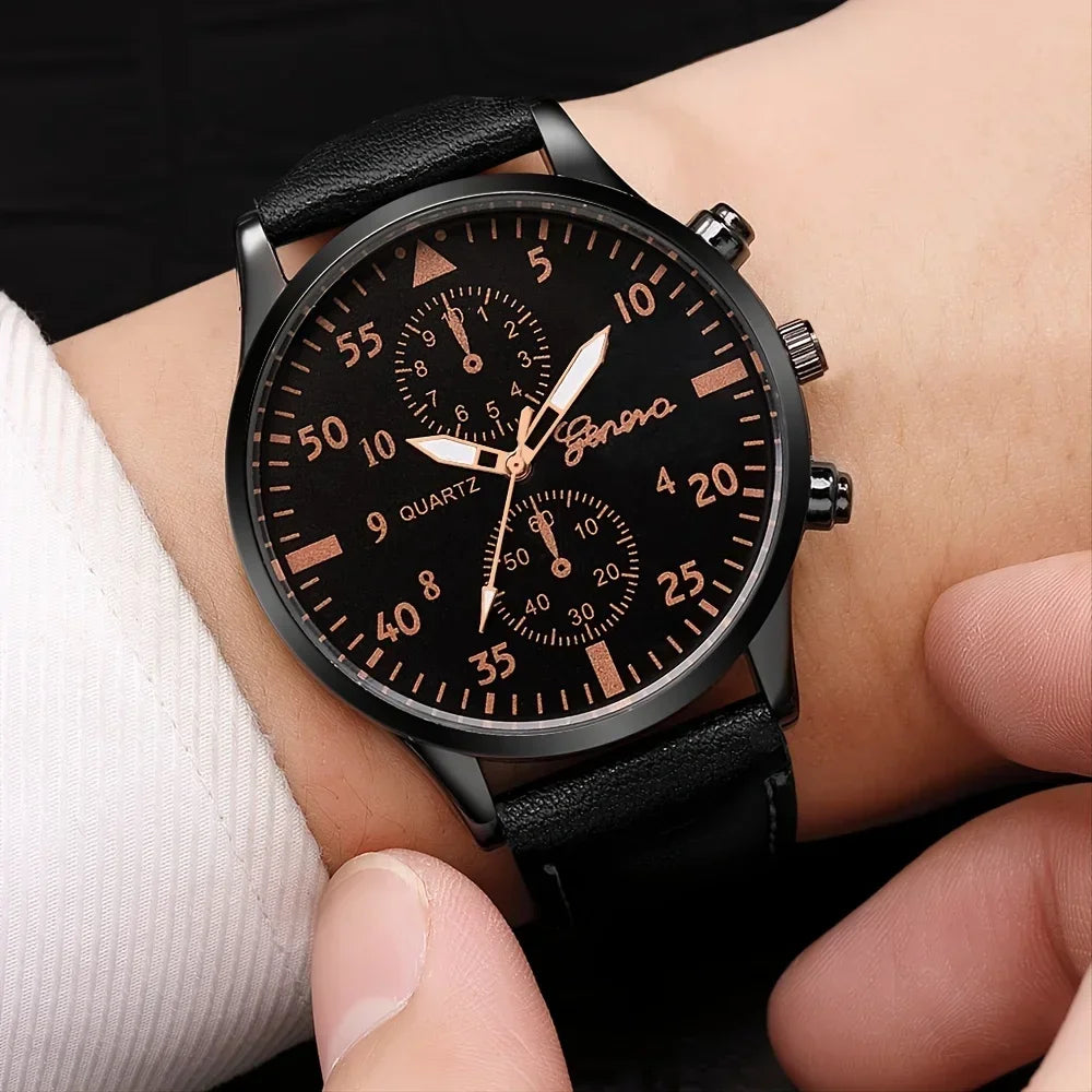 4/1pcs Men Watches Set