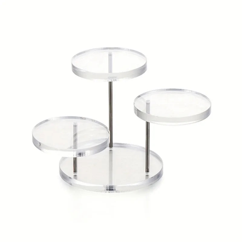 Acrylic Multi-layer Round Small Dessert Cake Stand,