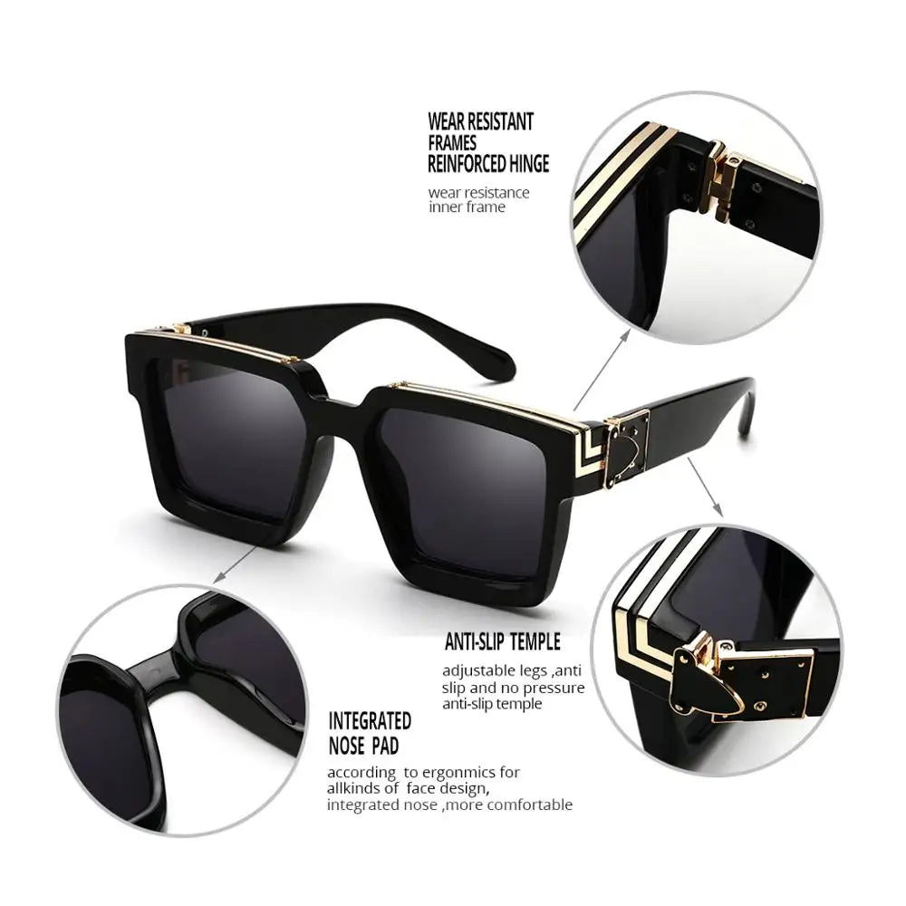 New  Square Oversized Sunglasses