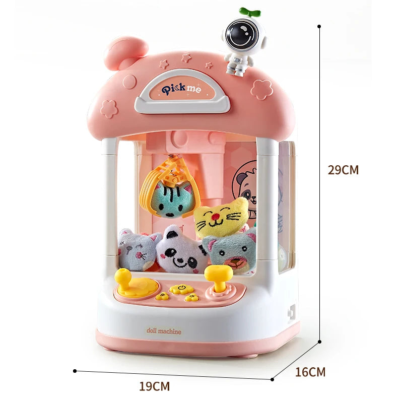 Mini Claw Catch Toy Machines Dolls Maquina dulces Children Interactive Toys