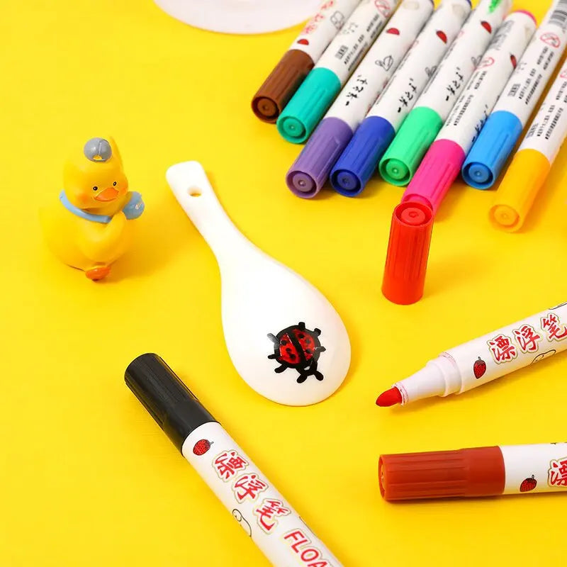 8/12 Colors Magical Water Floating Painting Brush