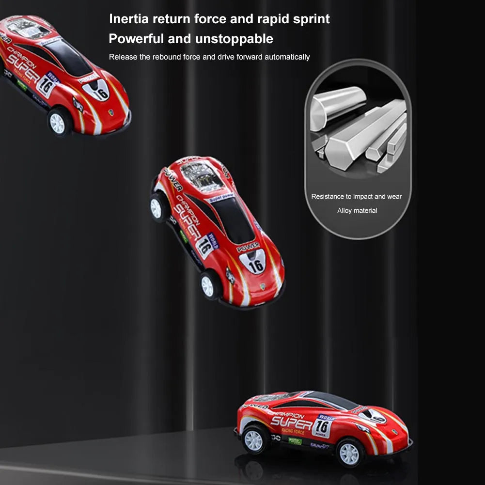 20 Mini Alloy Car Model Set with Storage Box