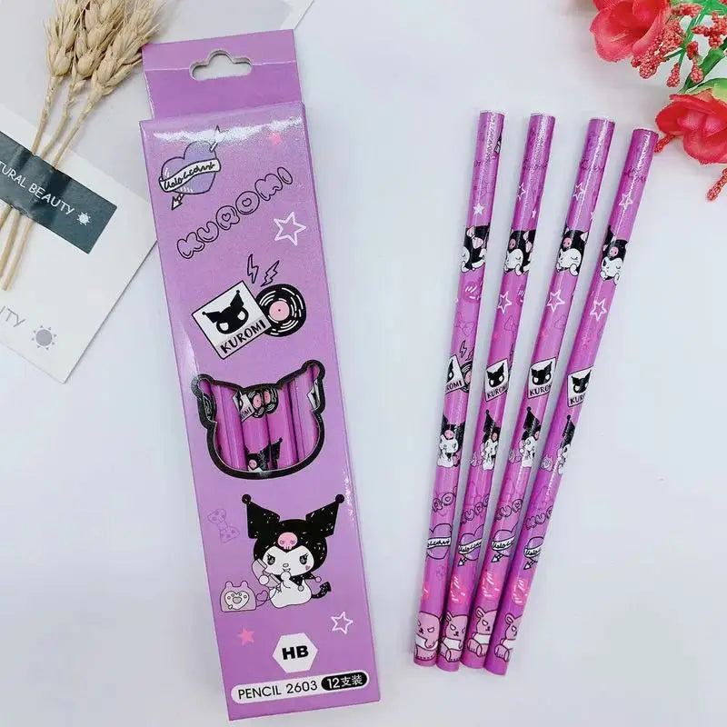 60pcs Cartoon Pencils