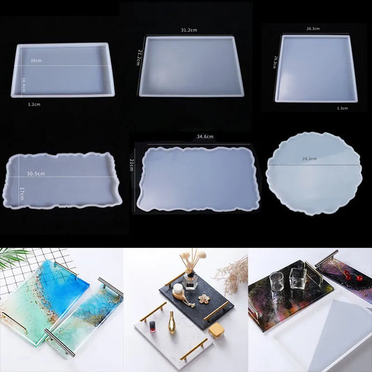 Tray Silicone Mold DIY Resin Mold Crystal Epoxy