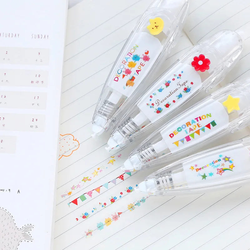 Decorative Correction Tape Diary Stationery