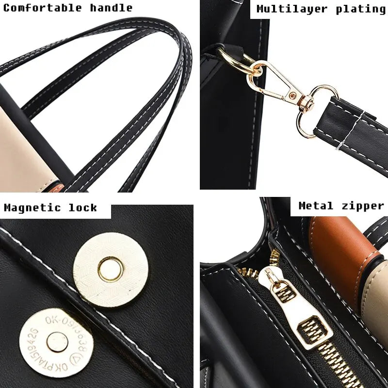 Patchwork Handbags For Women