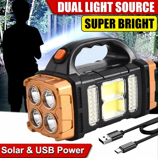 Powerful Portable USB Rechargeable Flashlight