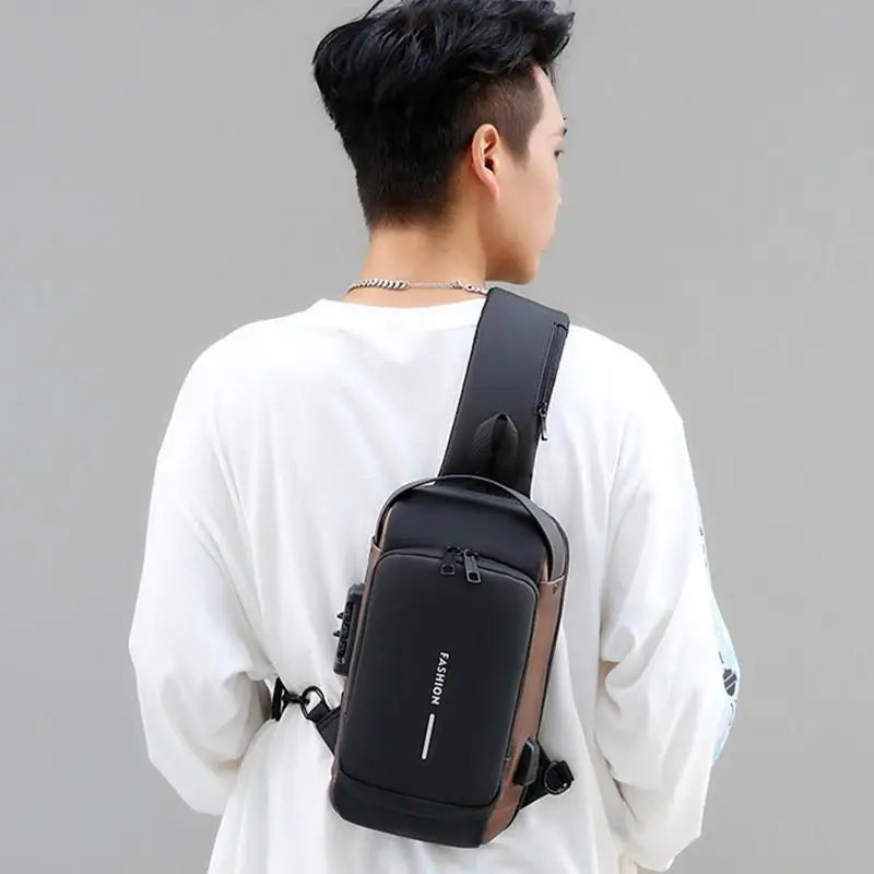 Men Anti Theft Chest Bag