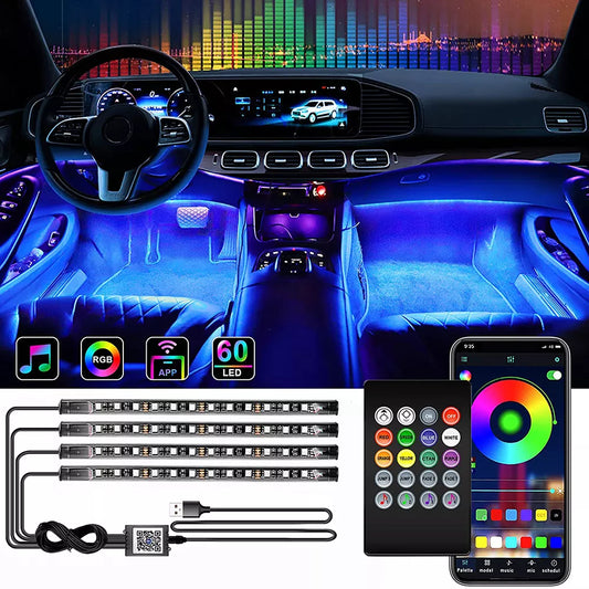 Neon LED Car Interior