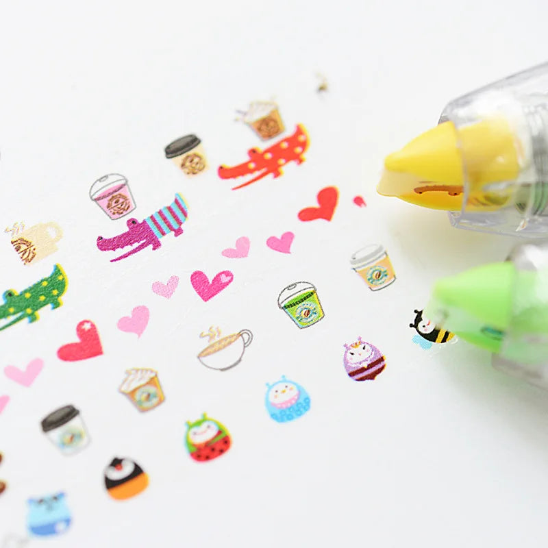 Decorative Correction Tape Diary Stationery