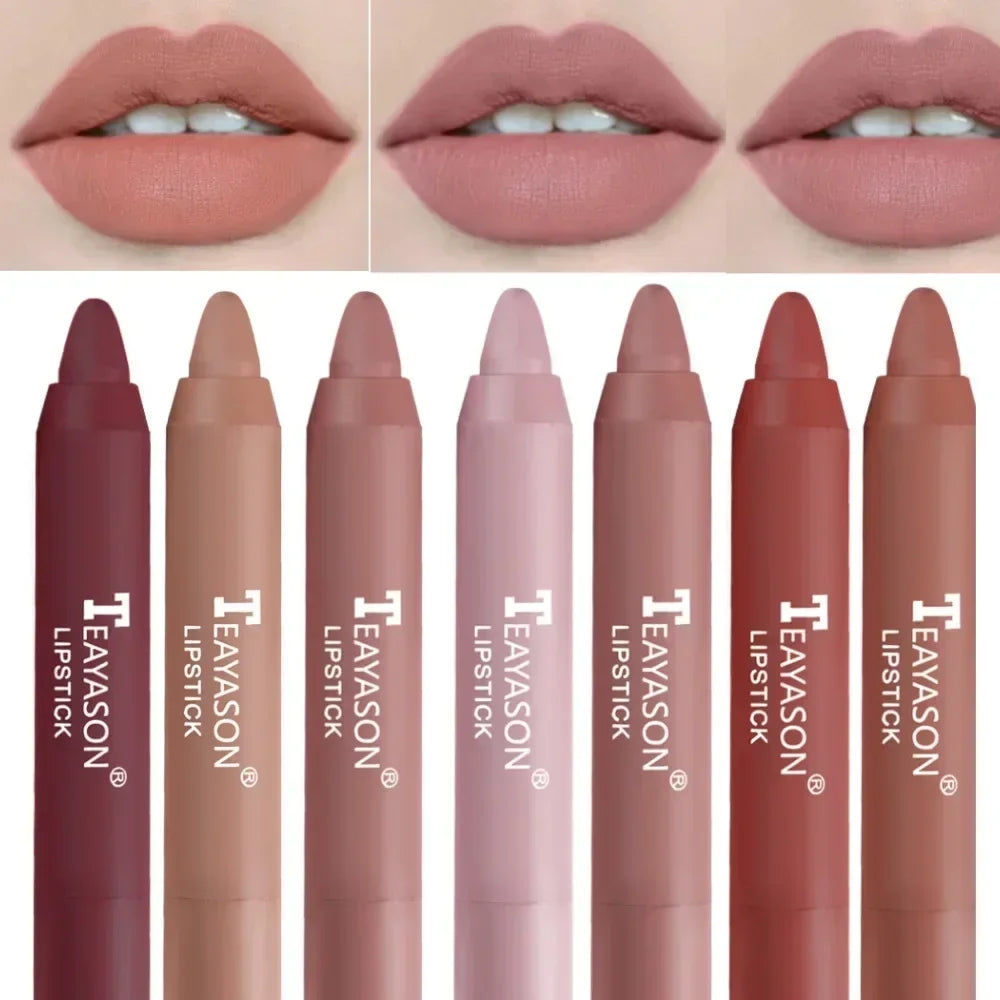 Nude Velvet Matte Lipstick Long Lasting Waterproof Color