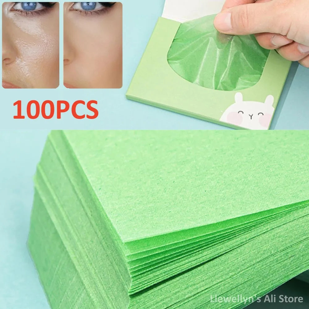 100sheets Face Oil Absorbing Paper Face Wipes