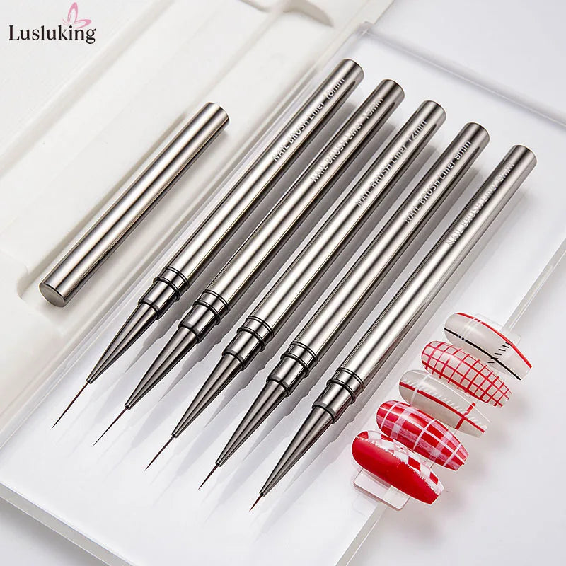 5PCS Nail Art Liner Brushes