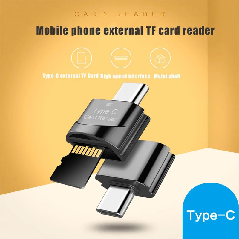 USB 3.1 Type C To Micro-SD TF Adapter