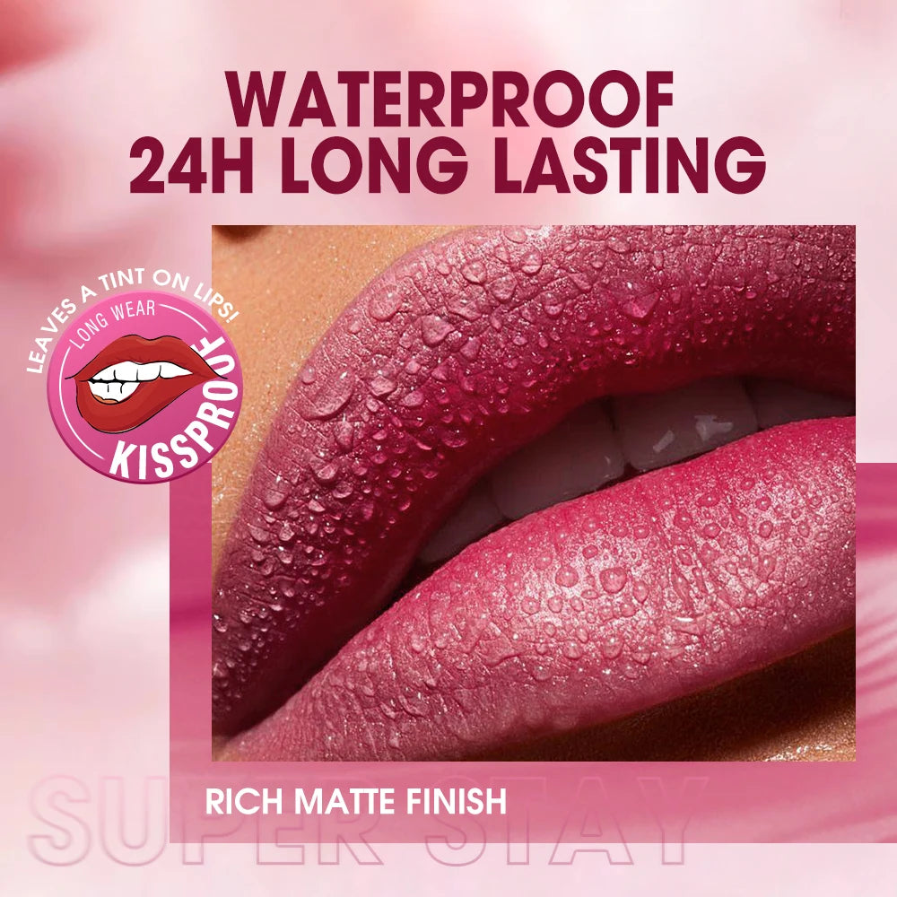 8 Colors Lip Tint Matte Long Lasting waterproof