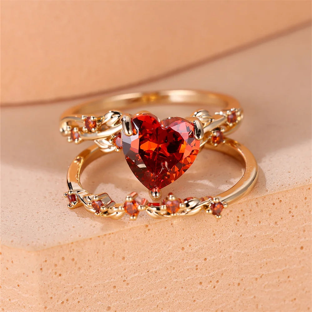 Heart Ring Sets