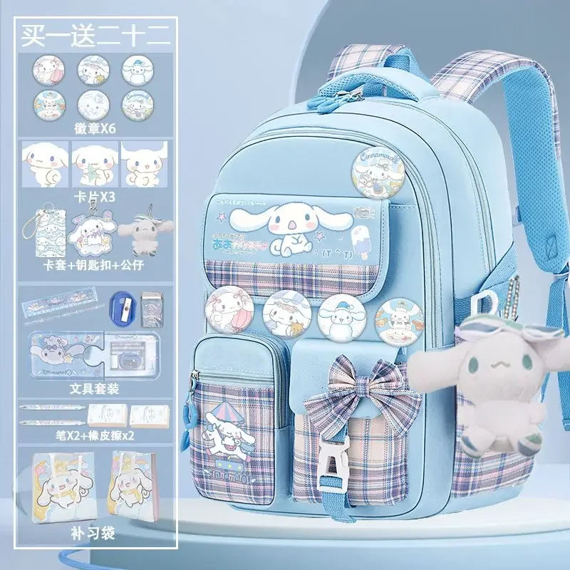 Sanrio Cinnamoroll Cute Fashion Printing Escuela Student Campus Backpack