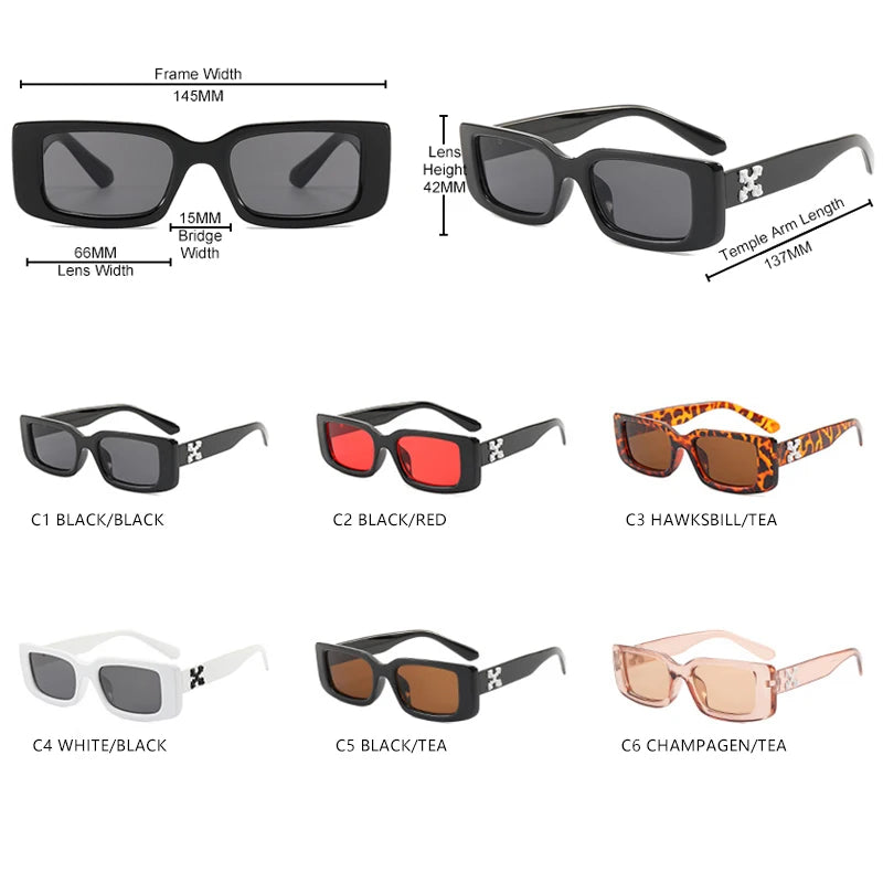 Small Rectangle Sunglasses