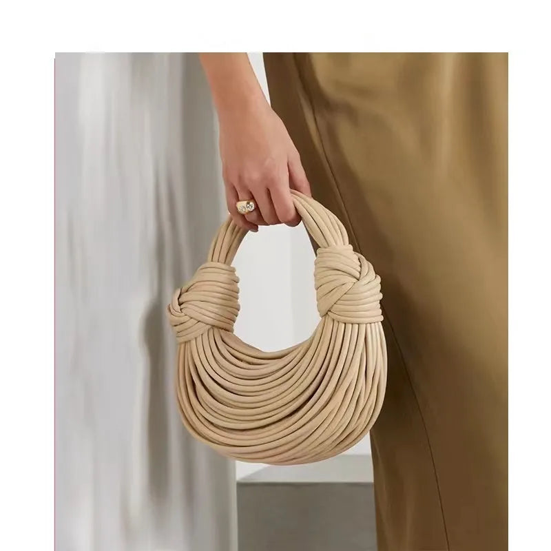 Gold Luxury Designer Noodle Bags