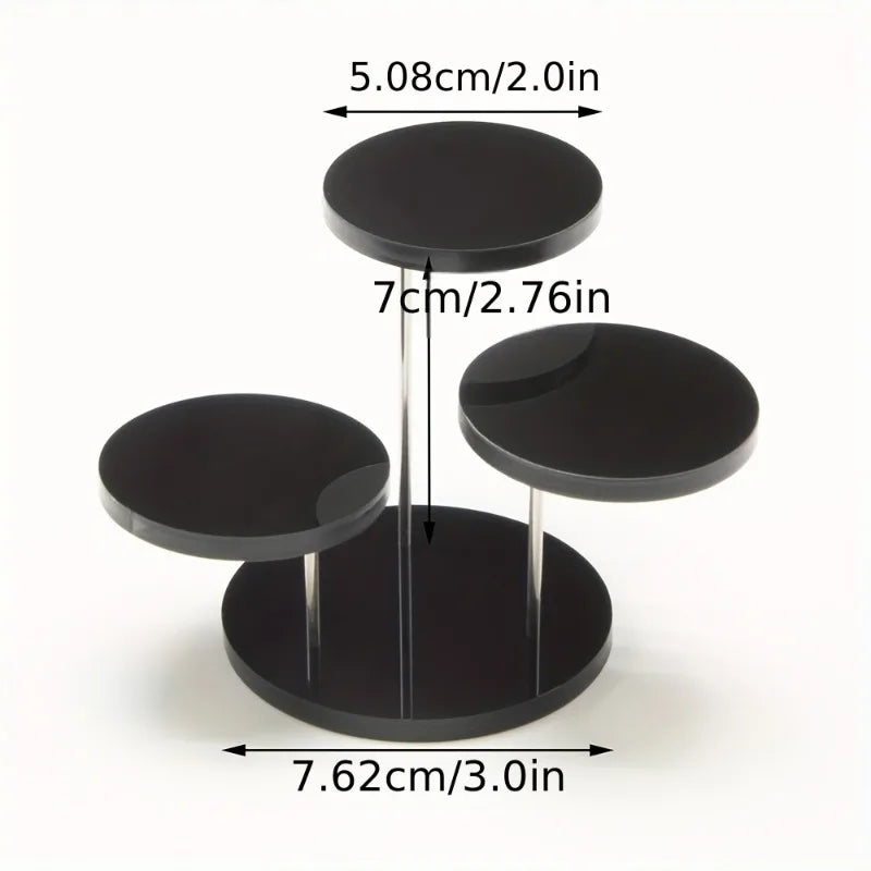 Acrylic Multi-layer Round Small Dessert Cake Stand,