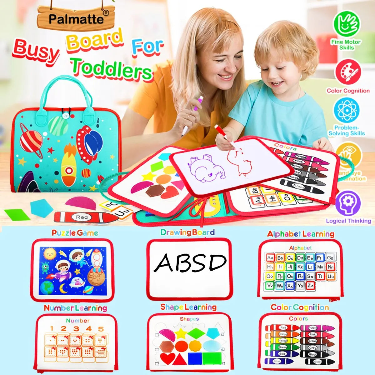 Toddlers Sensory Toy Preschool Learning Educational Activities