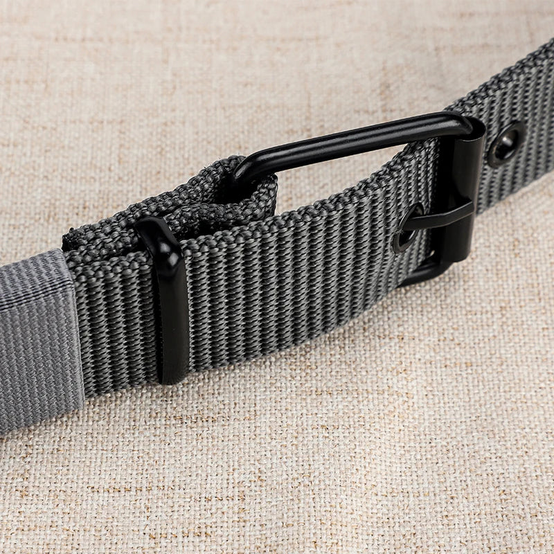 Perforated canvas belt,