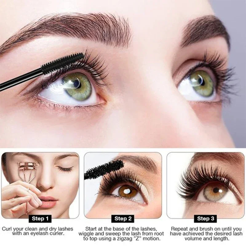 1 Piece 4D Silk Fiber Lash Curling Mascara Waterproof