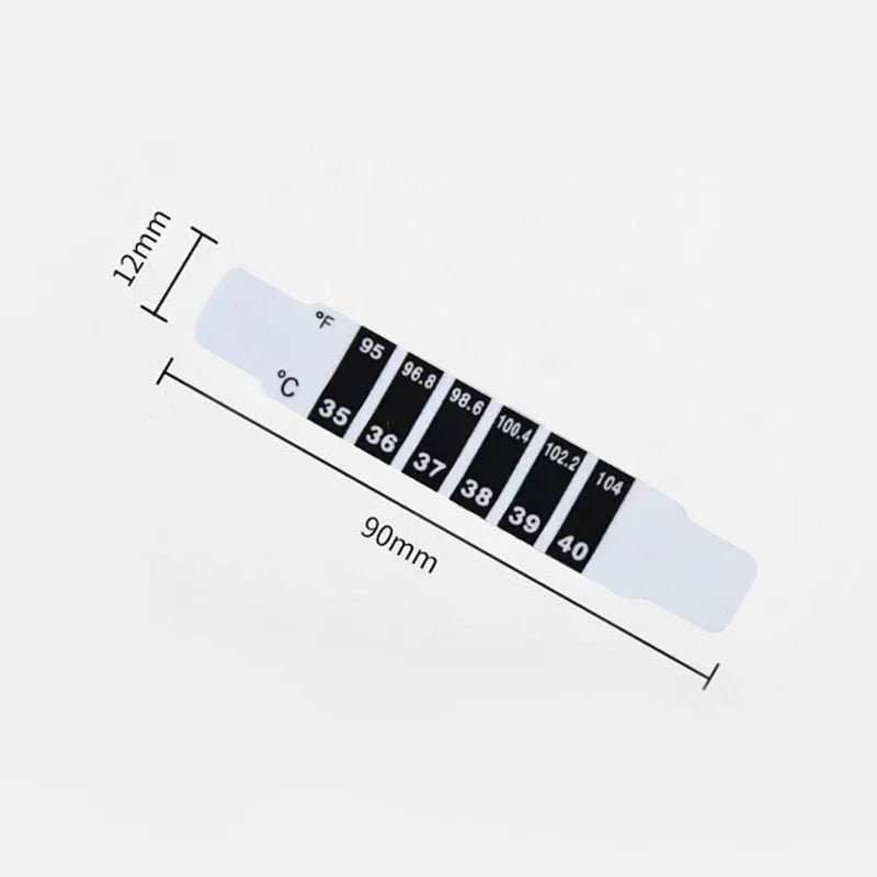 10/20Pcs Head Strip Thermometer