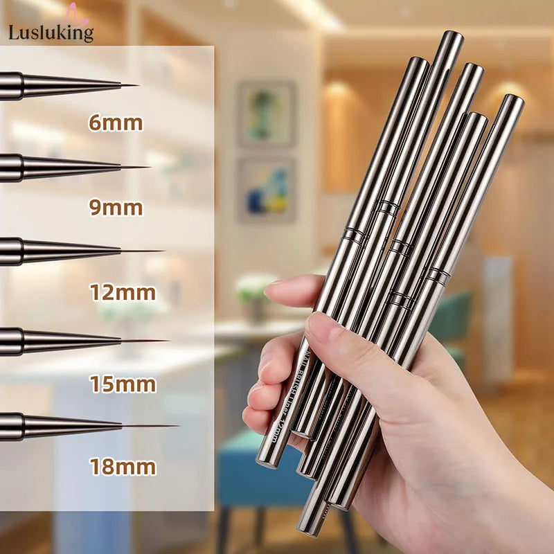 5PCS Nail Art Liner Brushes