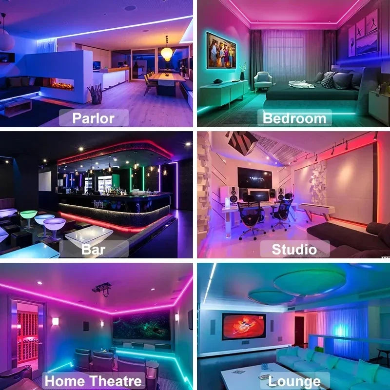 LED Strip Light WIFI Bluetooth Control room decoration