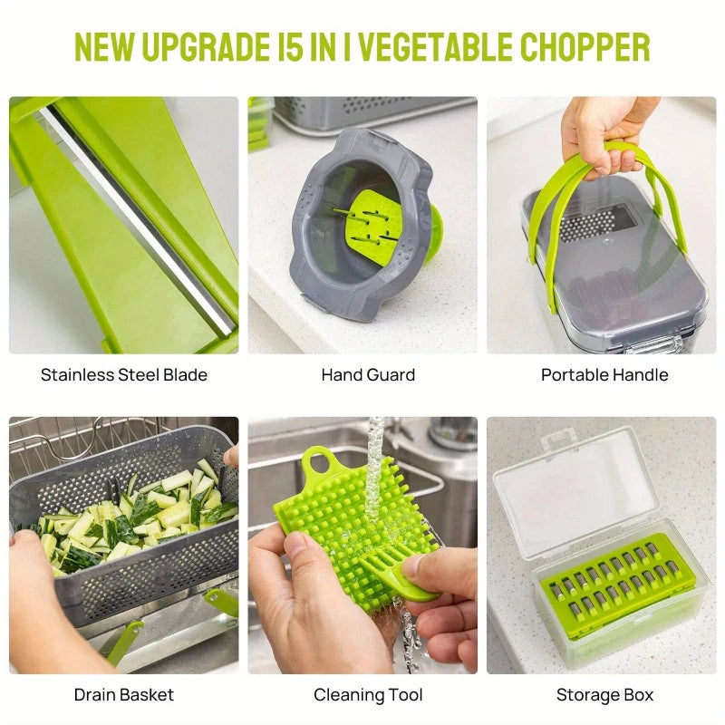 Amazing Set Of 22-Piece Vegetable Cutter,