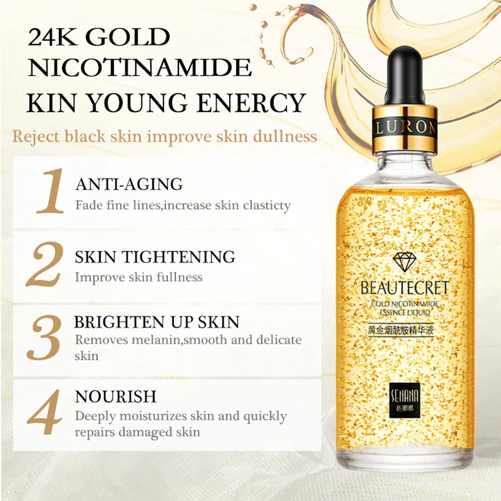 24K Golden Niacinamide Essence Liquid Deeply Nourishes