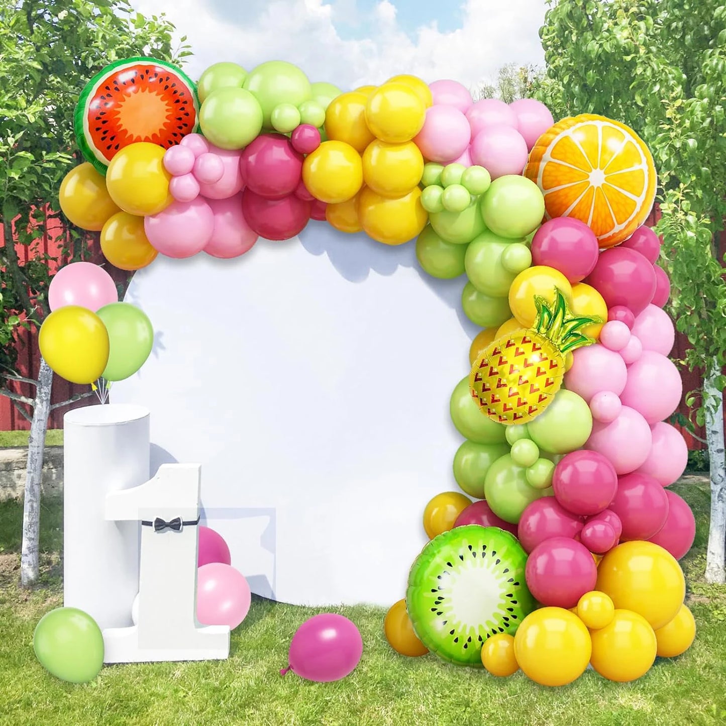 themed balloon wreath set,