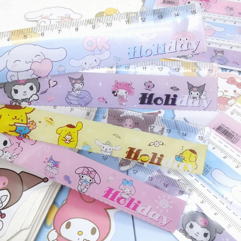 4PCS Sanrio  Ruler Hello Kitty