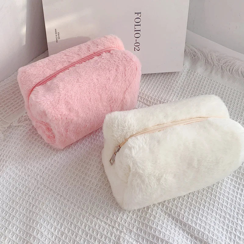 Fur Makeup Bags for Women