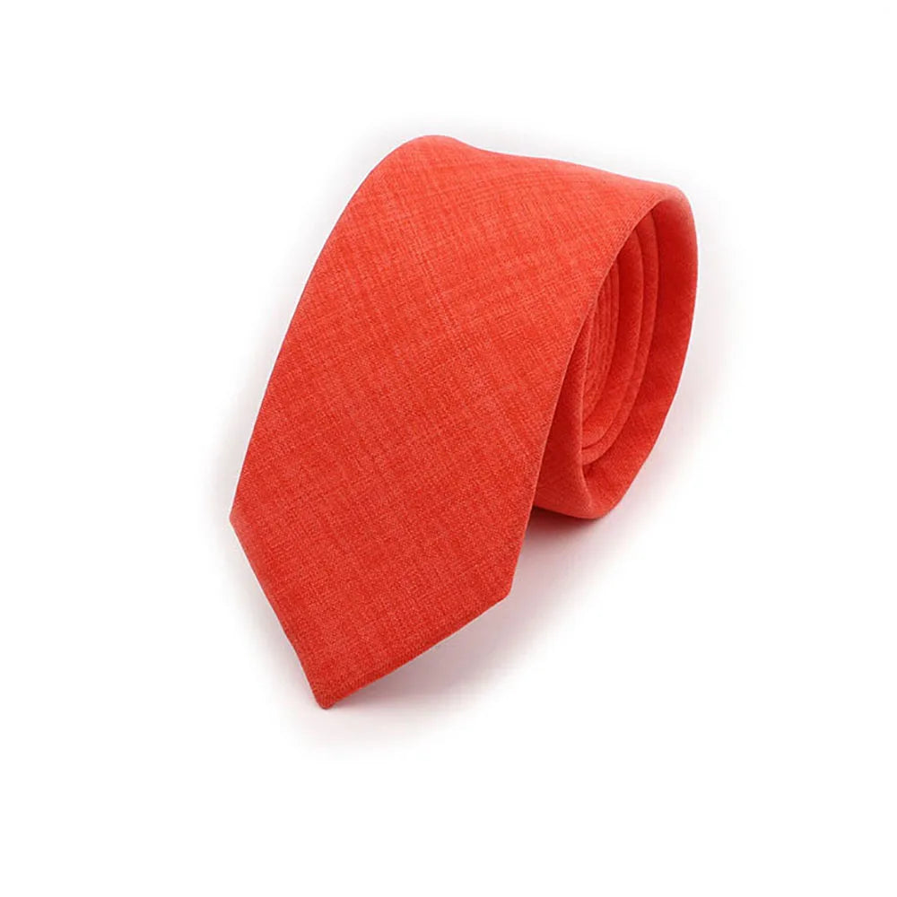 Solid Color Handmade Cotton Ties