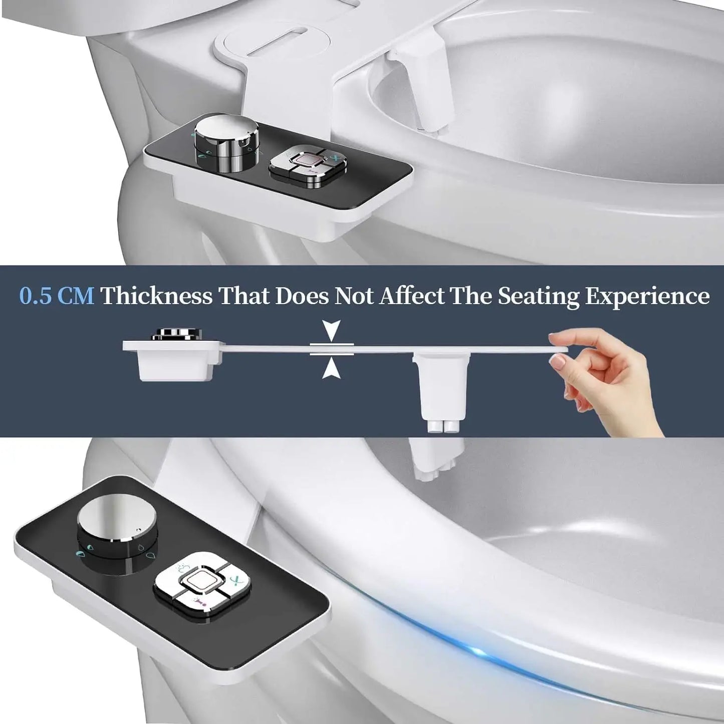 Toilet bidet accessory,