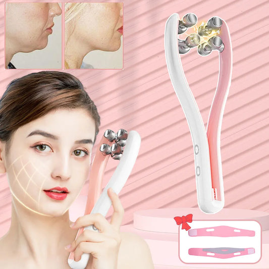 Face Massager Roller Y Shape Face Lifting Device V Face