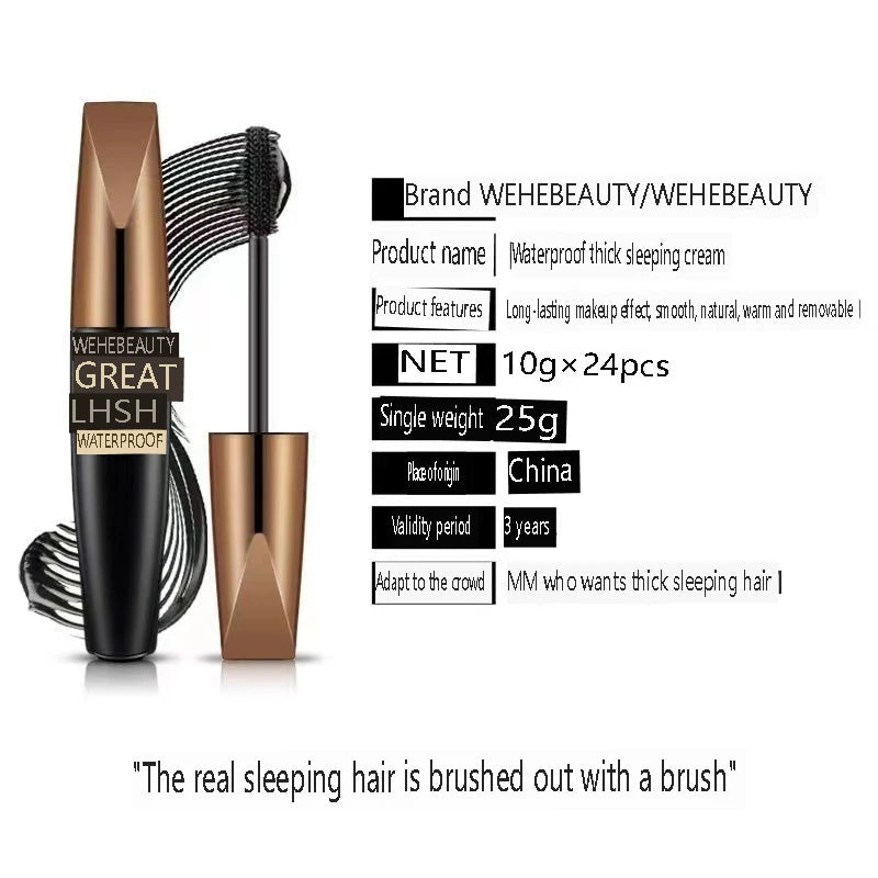 4D Silk Fiber Lash Mascara 2 In 1 Mascara Waterproof Lengthening