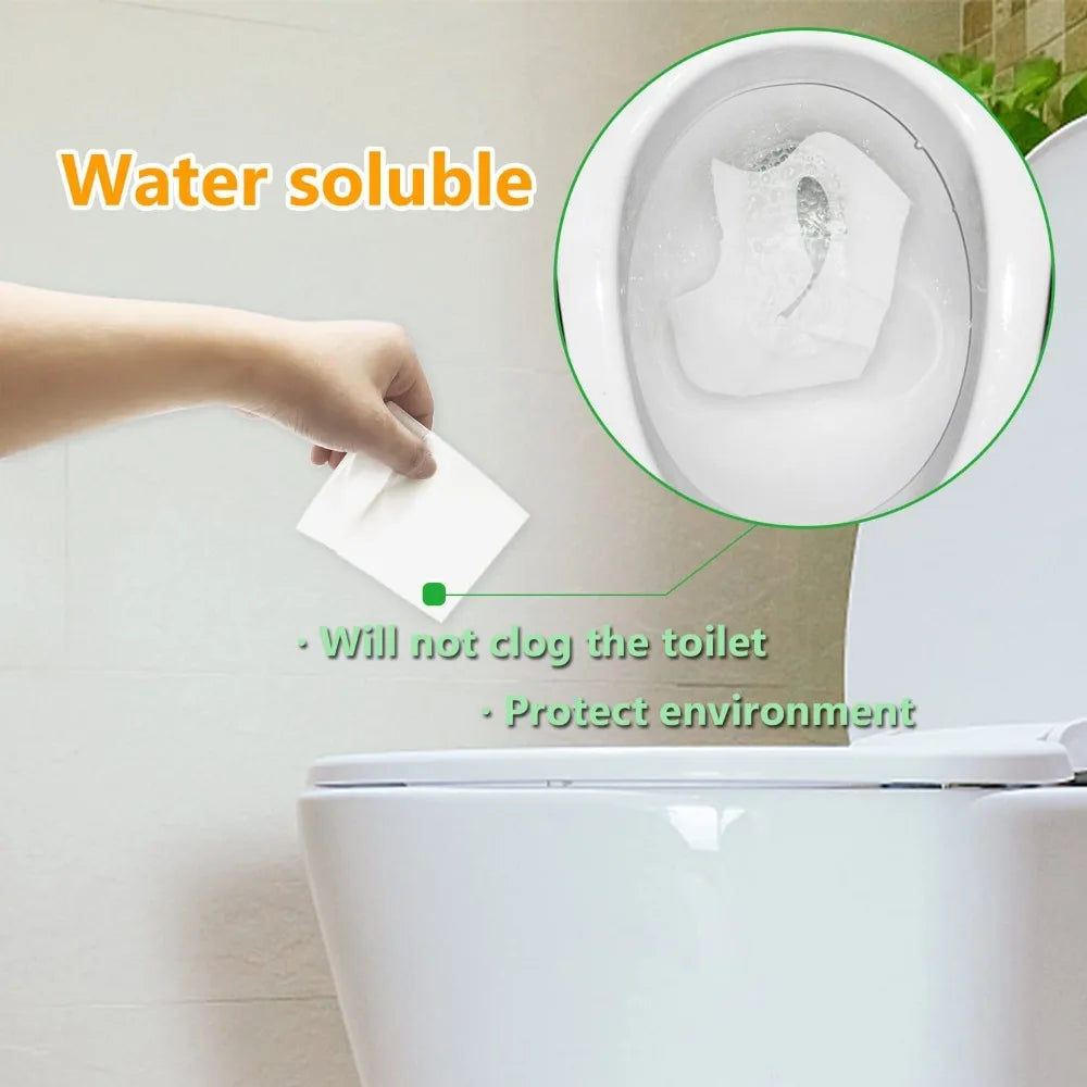 50/30/10PCS Disposable Toilet Seat Cover Portable Travel Camping