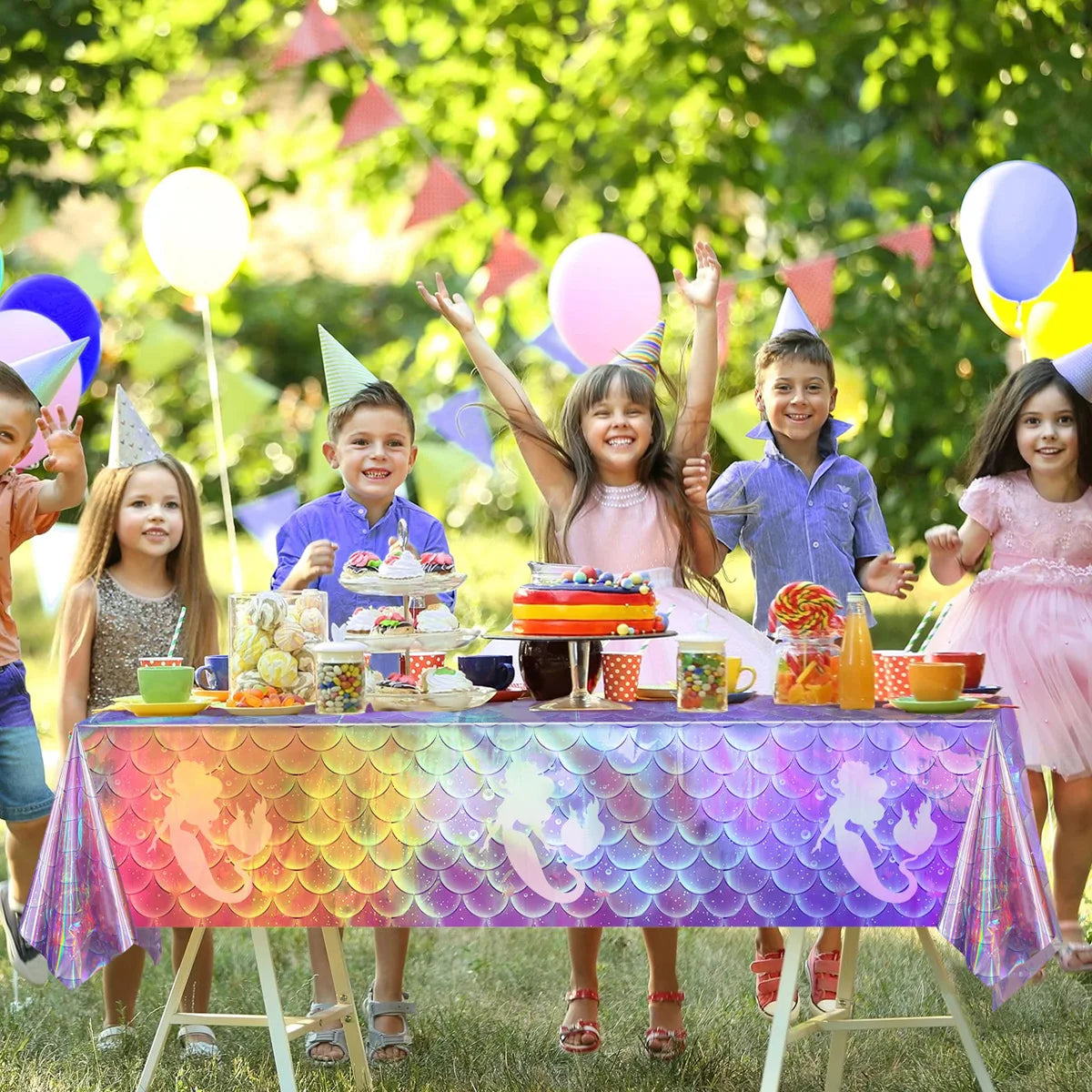 Little Mermaid Disposable Tablecloth